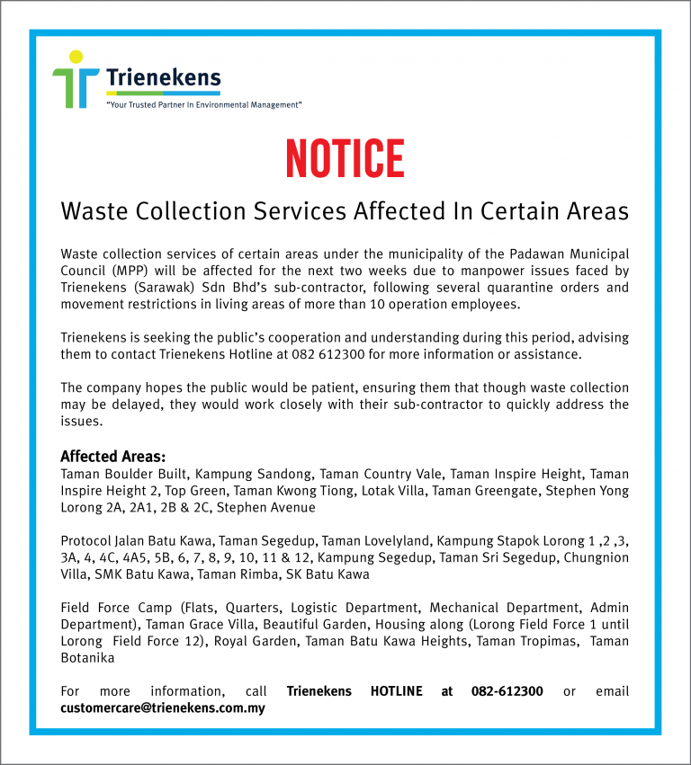 Waste Collection Services Affected In Certain Areas Trienekens