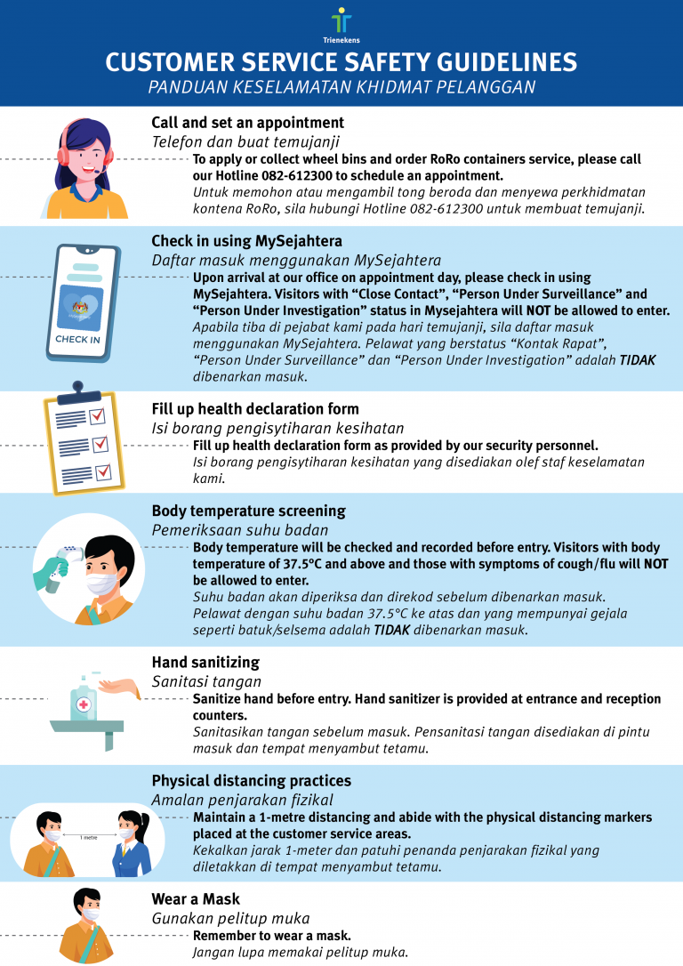 Customer Service During MCO Period | Trienekens (Sarawak) Sdn. Bhd.