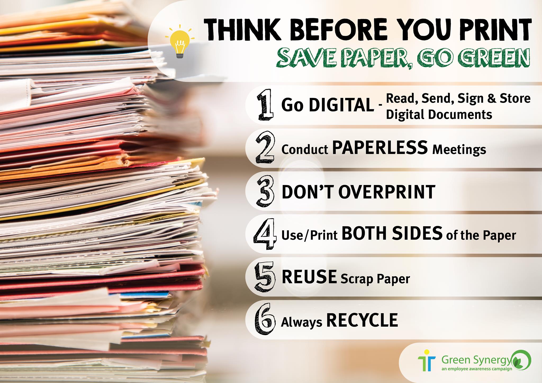 How to Save Paper in the Office